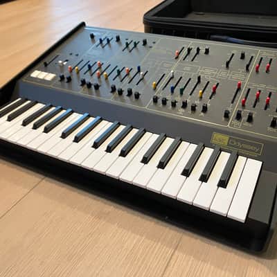 Korg ARP Odyssey Rev2 - San Diego, CA local pickup - 37-Slim Key Duophonic Analog Synthesizer 2015 - Present - Black/Gold image 3