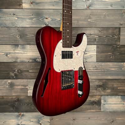 G&L Tribute ASAT Classic Bluesboy Semi-Hollow - Redburst image 2