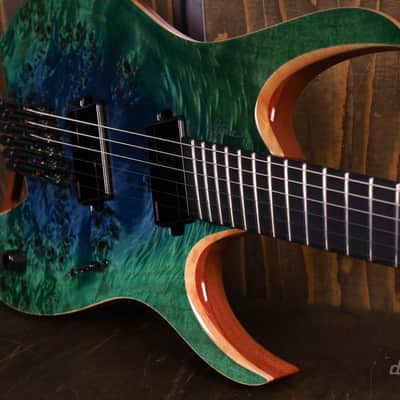 Mayones Hydra 6 Elite VF Trans Blue Greenburst image 14