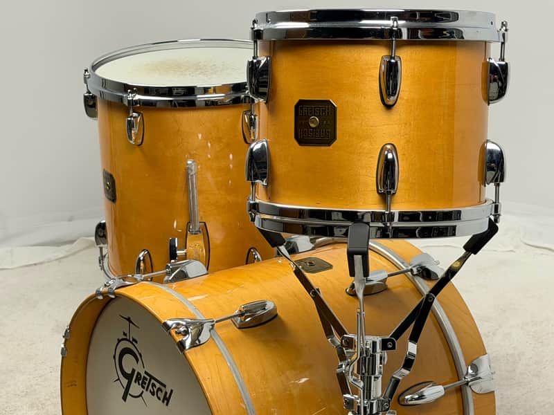 Gretsch Gloss Maple 80's Square Badge 10/13/14x16BD drum set image 1