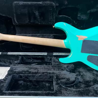 Jackson Custom Shop Music Zoo Exclusive SL2V Aged Nitro Sea Foam Green image 13