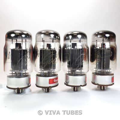 NOS NIB Ip Matched Quad (4) Original Genalex GOLD LION KT88 [6550] Vacuum Tubes image 3