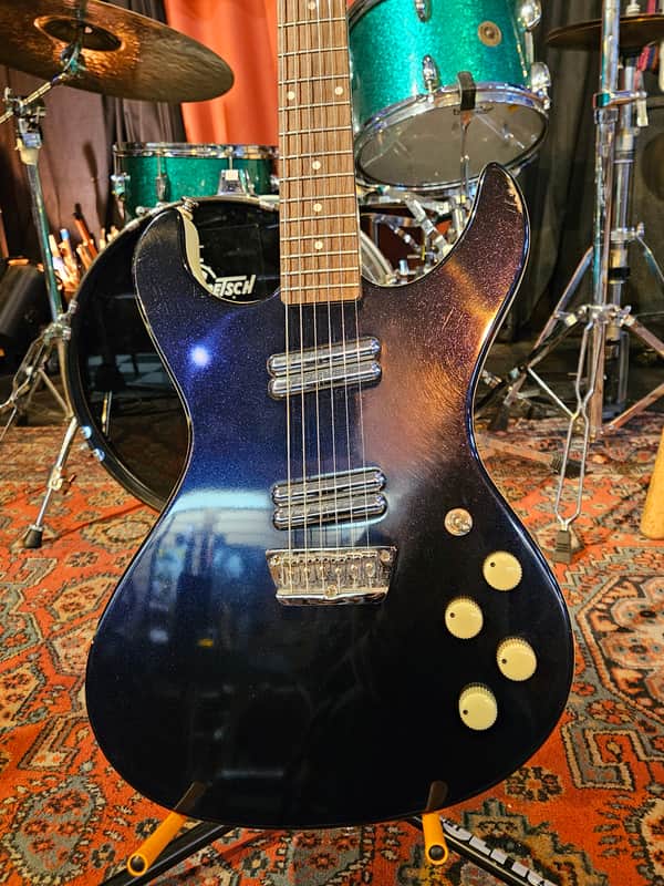 1990's Danelectro Hodad MIK Metallic Purple Electric Guitar image 1