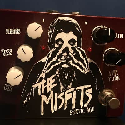 Misfits Static Age Distortion Overdrive Crimson Red "Fiend Club" Edition image 1