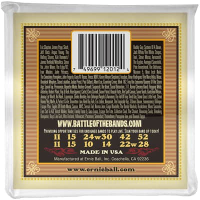 Ernie Ball Earthwood EB2012 .011-052 12-String image 2