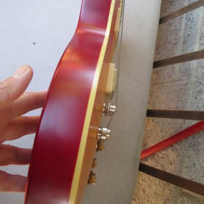 Epiphone Limited Edition 1959 Les Paul Standard Electric Guitar Satin Aged Dark Cherry Burst image 7