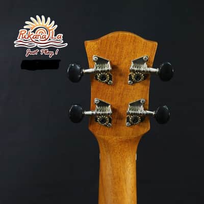 PukanaLa Model PU-CTT  "Clover" Tattoo Series Sapele Mahogany Tenor Ukulele image 4