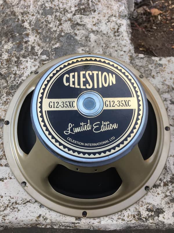 Celestion 90th Anniversary Limited Edition G12-35XC 12" 35-Watt 16 Ohm Replacement Speaker 2010s - Gold image 1