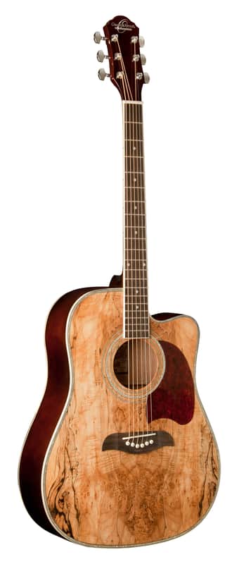 Oscar Schmidt OG2CE-SM | Deep Dreadnought Cutaway w/ Electronics, Spalted Maple. New with Full Warranty! image 1
