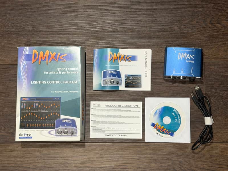 ENTTEC DMXIS LIGHTING CONTROLLER AND SOFTWARE - 2010s - Blue image 1