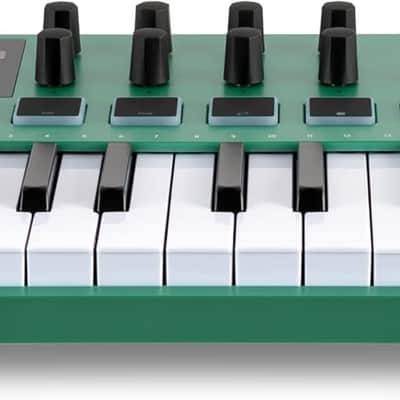 Arturia MiniLab 3 — Limited Edition Mint Green 25 Key USB MIDI Keyboard Controller With 8 Multi-Color Drum Pads, 8 Knobs and Music Production Software Included image 3