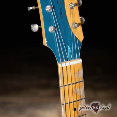 Fano SP6 Oltre Maple Neck P-90/T-Style Guitar w/ Gigbag – Lake Placid Blue image 5