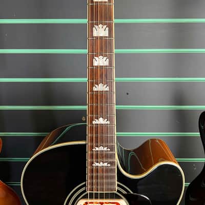 Epiphone EJ200CE Vintage Sunburst 2012 Modified Jumbo Electro-Acoustic Guitar image 6