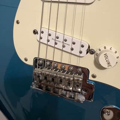 2014 Fender Standard Stratocaster in Lake Placid Blue with upgrades - see description image 10