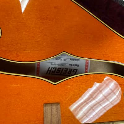 Gretsch G6120T - 59GE Vint Select Chet Atkins 2017 - Orange Stain image 5