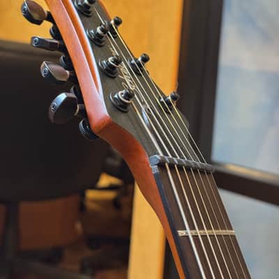 Schecter Rob Scallon Signature C-7 Multiscale 2022 - Present Satin Dark Roast image 4