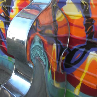 ALCOA upright bass 1930 polished image 2