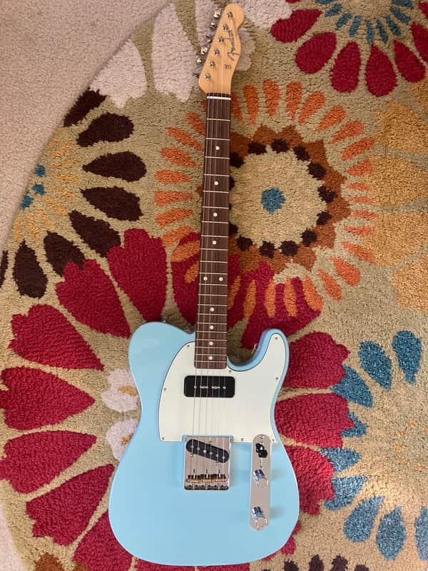 Fender Japan FSR Hybrid 60s Telecaster P90 Electric Guitar, Sonic Blue image 1