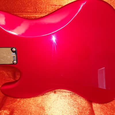 Fender American Vintage Hot Rod '70s Jazz Bass 2014 - Candy Apple Red image 6