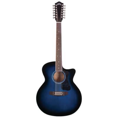 Guild F-2512CE Dark Blue Burst image 1