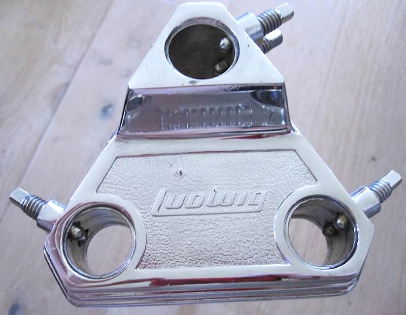 Ludwig Modular Bass Drum Triple Tom Mount Post with Memory Lock - Vintage image 1