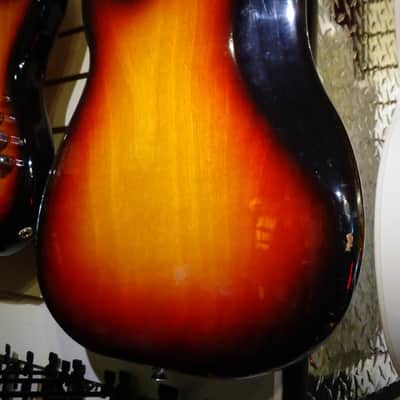 El Degas P Bass Copy 1970's Sunburst MIJ image 6