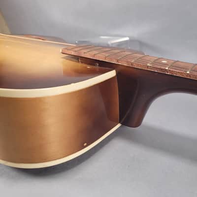 Silvertone Archtop Acoustic Guitar 1960s - Sunburst image 18