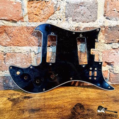 Teisco / Heit Deluxe / Norma MIJ 2 Pickup Pickguard (1960s - Black) image 4