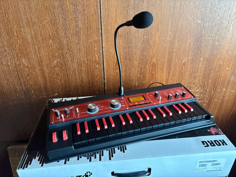 Korg Microkorg XL Plus - BKRD Synthesizer with Vocoder w/ box, mic image 1