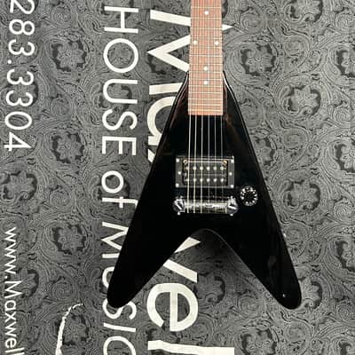 Epiphone Flying Vee-Wee Electric Guitar- Black w/Gig Bag (Pre-Owned) image 2