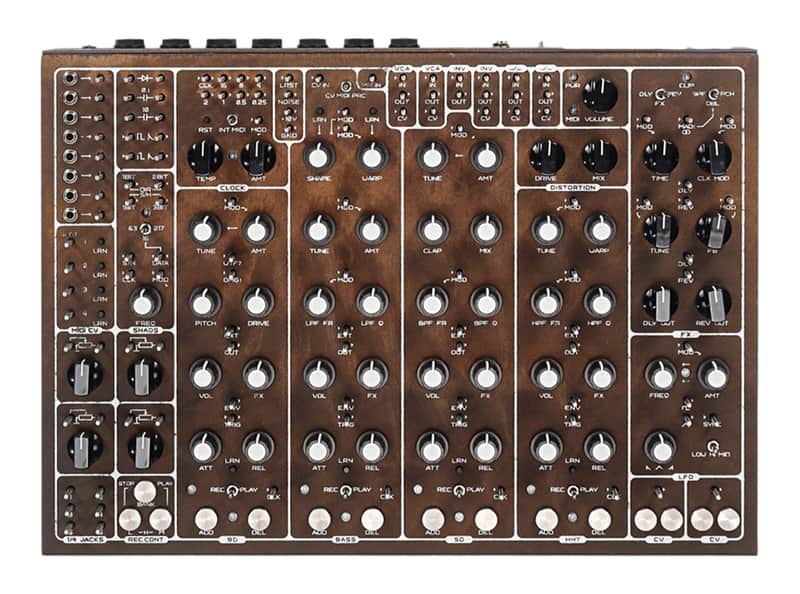 SOMA Laboratory Pulsar-23 Semi-Modular Drum Machine (Rust) [DEMO] image 1