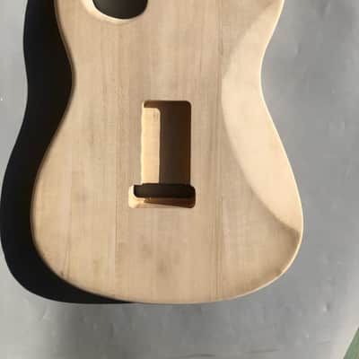 Guitar Body Basswood Wood High Quality Bolt on HH ST Unfinished image 2