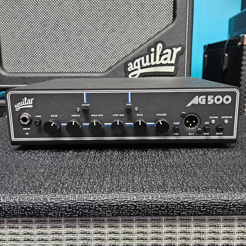 Aguilar AG 500 V2 500-Watt Bass Amp Head - Black image 1