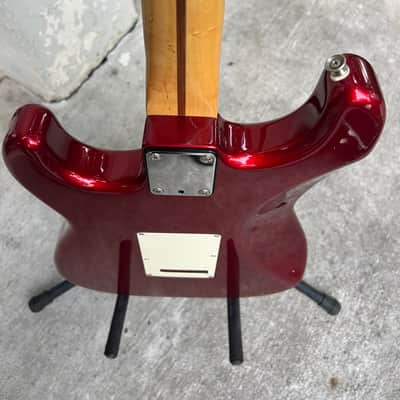 1987 Fender Made in Japan Stratocaster Kahler tremolo- Red Sparkle image 18