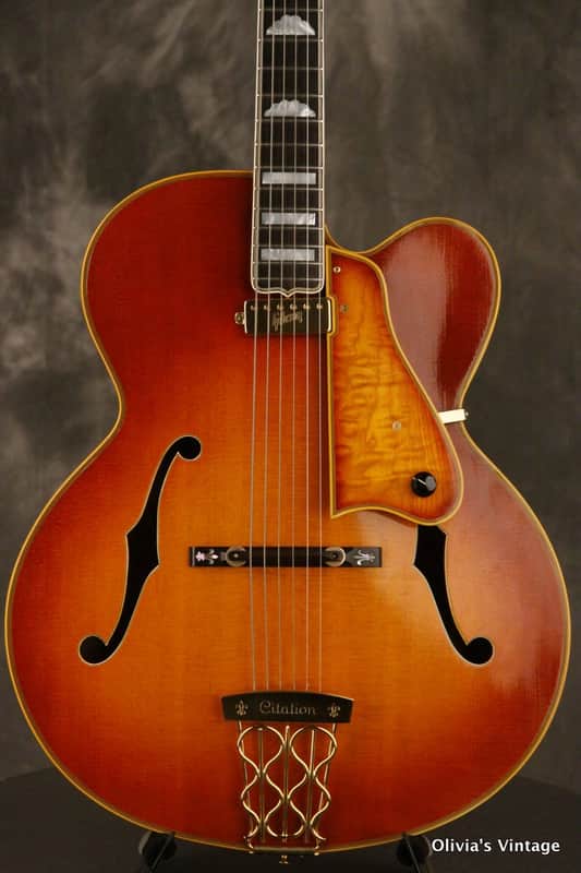 Gibson CITATION #14 electric archtop featured in 1975 Gibson catalog 1974 image 1