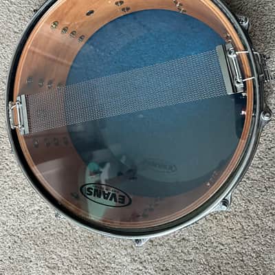 Yamaha MSD14AF Anton Fig Signature 14x6" Maple Snare Drum 2000s with die cast hoops - Black image 5