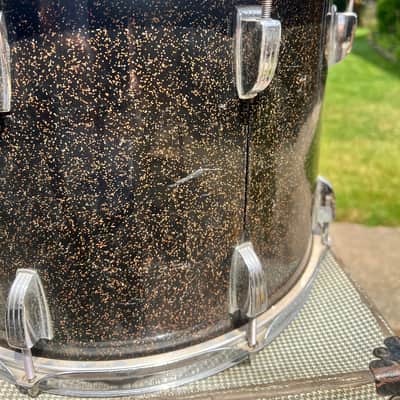 Ludwig Early 60's Ludwig Galaxy Sparkle deep 14" snare drum with case 1962-1967 - SPARKLING GALAXY PEARL SPARKLE image 3