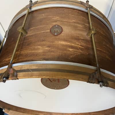 A&F Drum Co. Maple Field Bass Drum 24x12 image 7