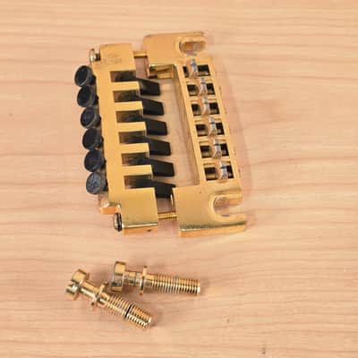 RARE Schaller 456 Gibson LP SG Fine Tuning Bridge Tailpiece Gold Iommi Old Boy image 4