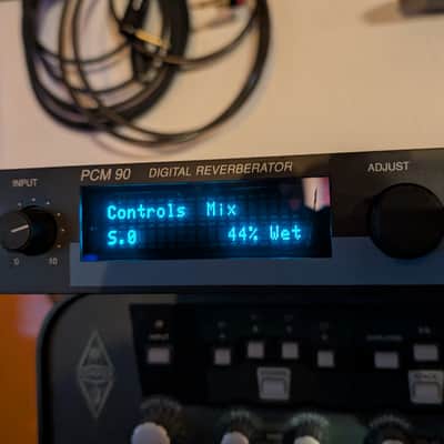 Lexicon PCM 90 Digital Reverb Processor 1990s - Blue image 7