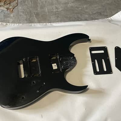 2000's Indonesian Ibanez RG120 Black Guitar Body 2 Post Tremolo Ready