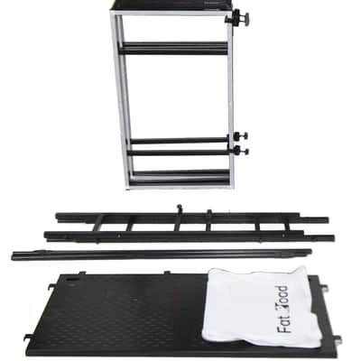 DJ Booth Table Lighting Truss Stand System - Foldable Panel Stage Platform Scrim image 12