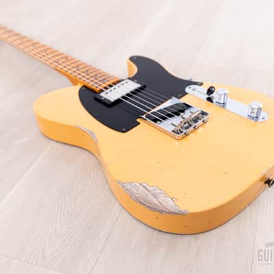 Fender Custom Shop Limited '51 Telecaster HS Blackguard Relic w/ Humbucker, Faded Butterscotch image 9