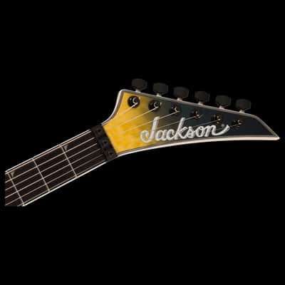 Jackson Pro Plus Series Soloist SLA3Q Amber Blue Burst with Gig Bag - Serial # CYJ2302189 - Demo image 6