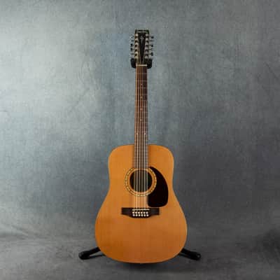 Simon & Patrick Cedar 12 12 String Dreadnought Acoustic - Natural - 2nd Hand image 2