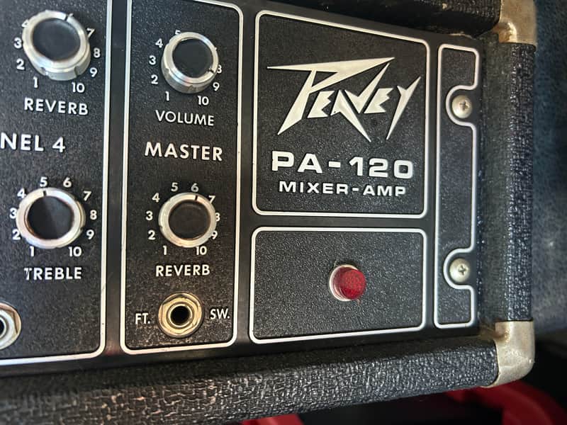 Peavey PA-120 PA Head W Spring Reverb image 1