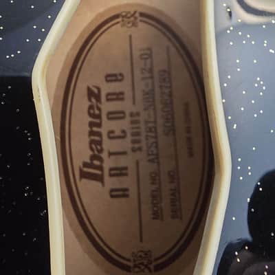 Ibanez Artcore 2006-2009 - Nebula Black image 2