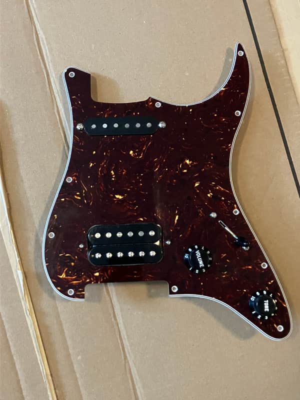 Warmoth Stratocaster Loaded Tortoiseshell Pickguard Gibson BB2/Dimarzio Area 61 image 1
