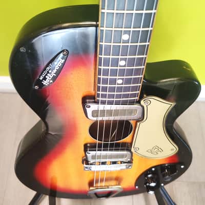 1960s  Meazzi Hollywood - Old Jazz - Semi Hollow Body Electric - Rare Guitar! image 4