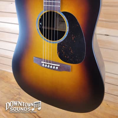 Martin D-X2E A/E Dreadnought Guitar with Martin Soft Shell Case - Ziricote Burst image 3